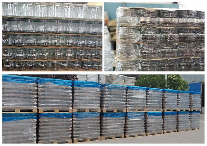 কাস্টম উচ্চ মানের 370ml 500ml মধু সঞ্চয় গ্লাস খাদ্য জার সঞ্চয় জন্য 13