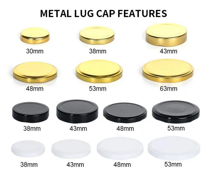 গোল্ড সিলভার টুইস্ট অফ জার লিডস 38mm Lug Cap কাস্টমাইজড 1