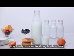 উচ্চ মানের 250ml 300ml 500ml 750ml 1L গ্লাস সস জার ধাতু ঢাকনা সঙ্গে প্লাস্টিক ঢাকনা সঙ্গে