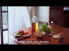 ব্যক্তিগতকৃত অলিভ অয়েল ক্রেট গ্লাস মারাসকা বোতল 250 মিলি 500 মিলি রান্নাঘরের জন্য