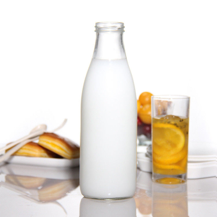 কারখানার দাম 200ml 250ml 350ml 500ml 1000ml গ্লাস সস বোতল প্লাস্টিকের ঢাকনা সঙ্গে স্ক্রু ঢাকনা সঙ্গে