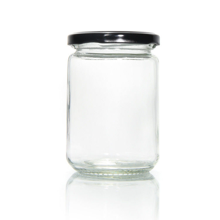 পাইকারি খালি 8Oz 16Oz 24Oz মধু সংরক্ষণ করুন মরিচ রান্নাঘর গ্লাস স্টোরেজ জার সিলড ঢাকনা সহ