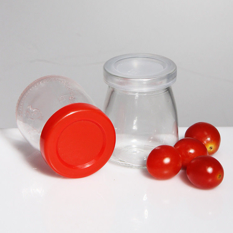 OEM গ্লাস পুডিং জার স্পাইস জার কর্ক ক্যাপ 50ml 100ml 150ml
