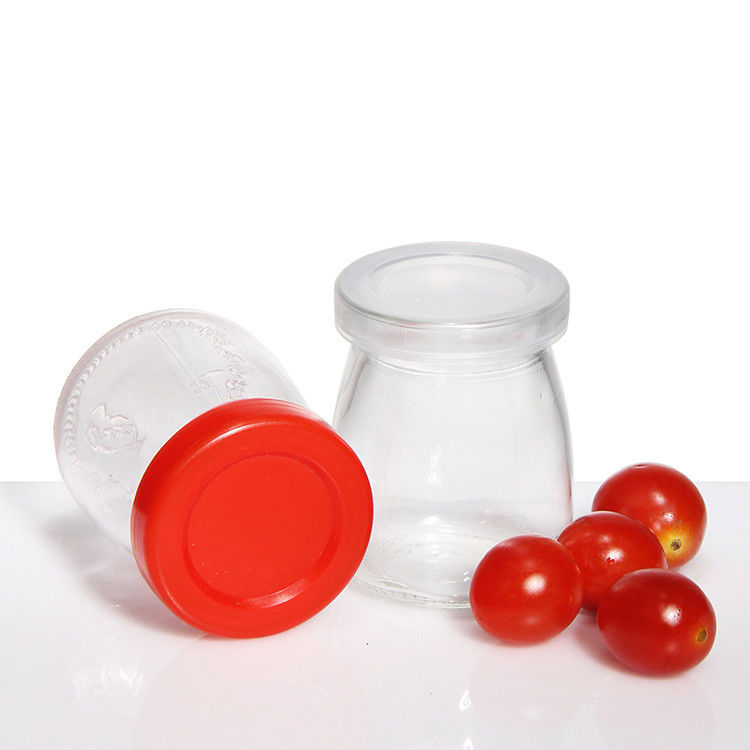 OEM গ্লাস পুডিং জার স্পাইস জার কর্ক ক্যাপ 50ml 100ml 150ml