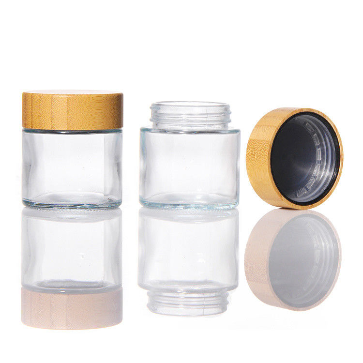 কাস্টম ক্রিম স্টোরেজ জার খালি ক্রিম জার 1oz 2oz 3oz 4oz সোজা পাশ