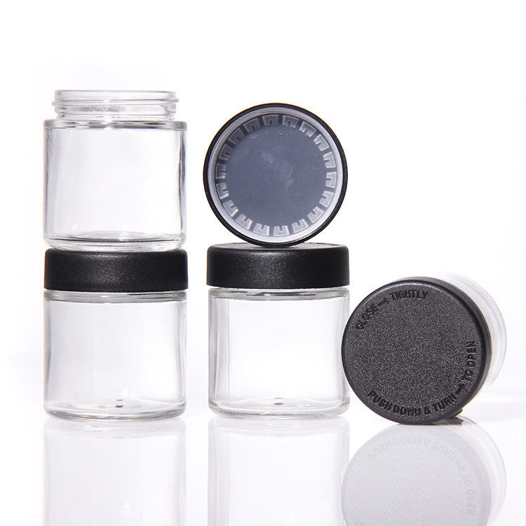 কাস্টম ক্রিম স্টোরেজ জার খালি ক্রিম জার 1oz 2oz 3oz 4oz সোজা পাশ
