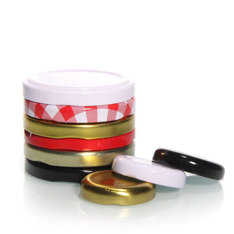 গরম বিক্রয় 82mm প্যাকিং জার বাঁক বন্ধ Lug Cap মেটাল Lug Cap দুধ বোতল জন্য
