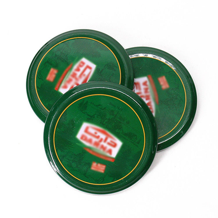 খাদ্য প্যাকেজ 20mm 38mm 48mm 63mm কাস্টম ডিজাইন গ্লাস বোতল জন্য মেটাল লগ ক্যাপ বন্ধ বাঁক