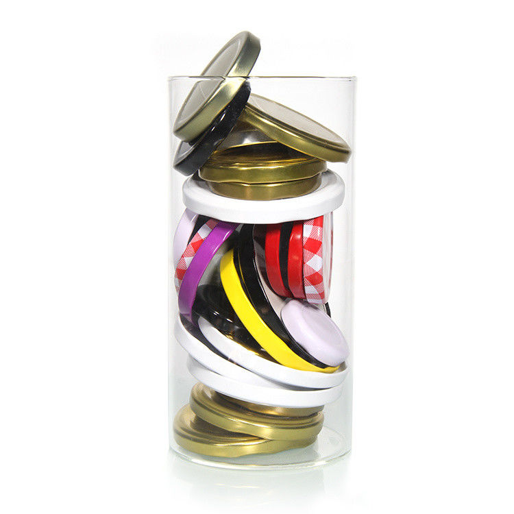খাদ্য প্যাকেজ 20mm 38mm 48mm 63mm কাস্টম ডিজাইন গ্লাস বোতল জন্য মেটাল লগ ক্যাপ বন্ধ বাঁক
