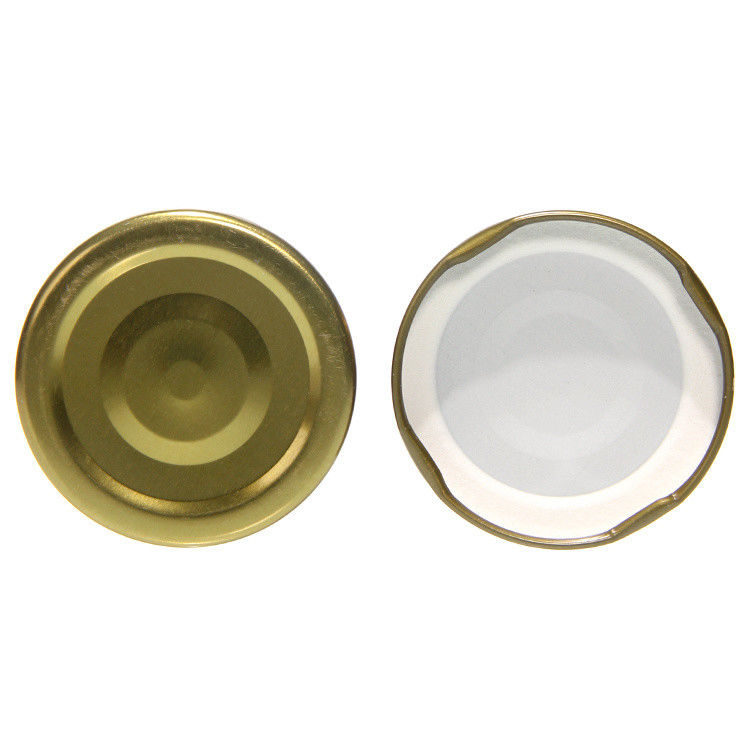 কারখানার দাম বোতল সিল 38mm ঘাড় গ্লাস মধু পাত্রে সিল করা ধাতব টিনপ্লেট Lug Caps