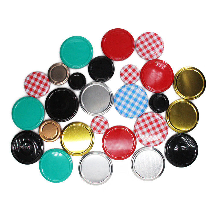 কারখানার দাম বোতল সিল 38mm ঘাড় গ্লাস মধু পাত্রে সিল করা ধাতব টিনপ্লেট Lug Caps