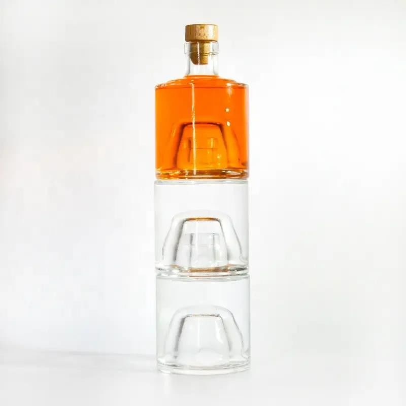 রেড ওয়াইন অ্যালকোহল গ্লাস মদ বোতল কর্ক 750Ml সঙ্গে ব্যক্তিগতকৃত