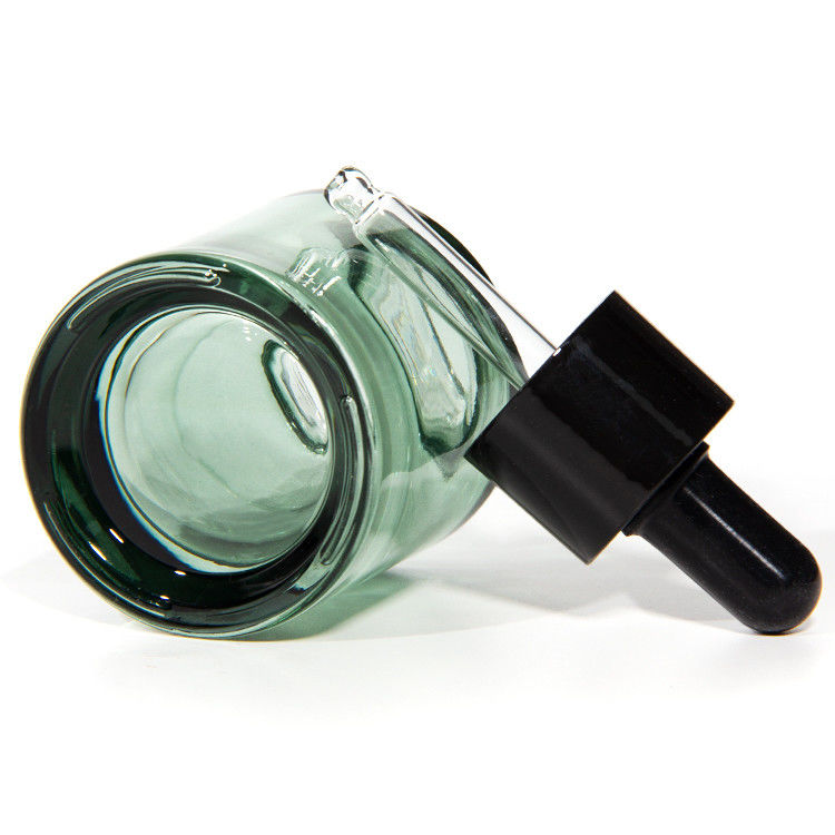 কসমেটিক স্কিনকেয়ার প্যাকেজিং 20ml 30ml সিলিন্ডার ক্লিয়ার অ্যাম্বার হেয়ার ইন্টিরিয়াল অয়েল সিরাম গ্লাস ড্রপপার বোতল