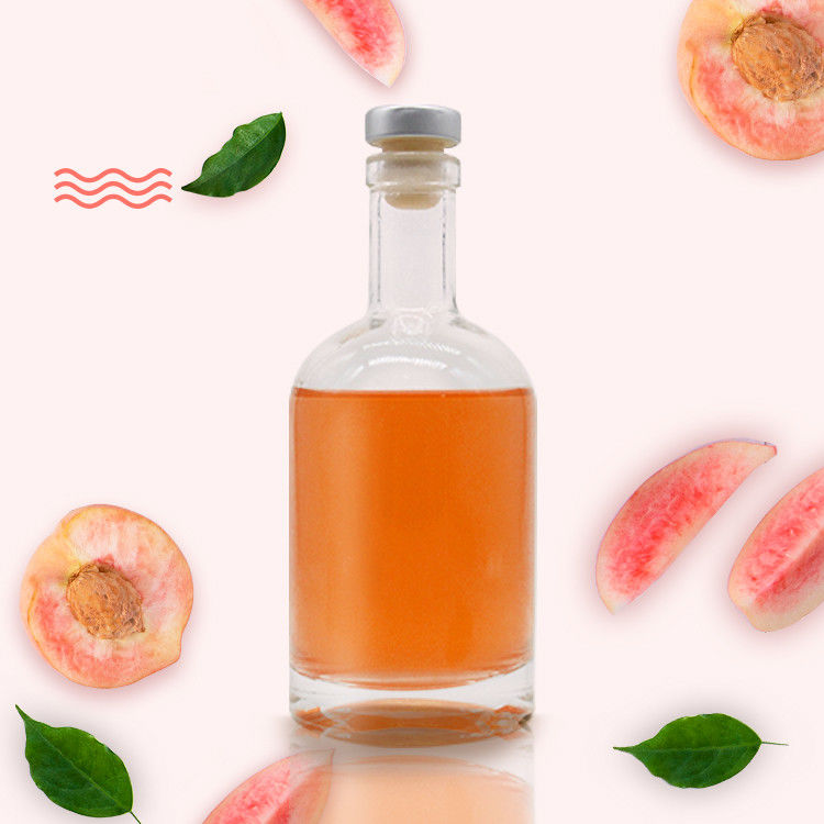গ্লাস বোতল সরবরাহকারী 25oz ভারী বেস বোতল জন্য Kombucha 750ml পরিষ্কার বোর্দো গ্লাস ওয়াইন বোতল