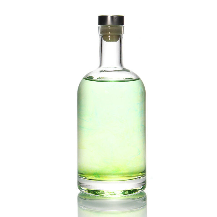 গ্লাস বোতল সরবরাহকারী 25oz ভারী বেস বোতল জন্য Kombucha 750ml পরিষ্কার বোর্দো গ্লাস ওয়াইন বোতল