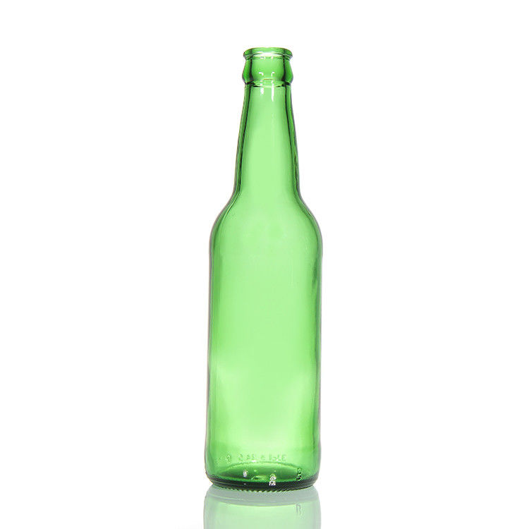 330ml 11oz উচ্চ সিলিন্ড ক্লিয়ার সোডা ওয়াটার খালি বোতল ক্রাউন ক্যাপ সঙ্গে বাল্ক প্যাকিং মধ্যে