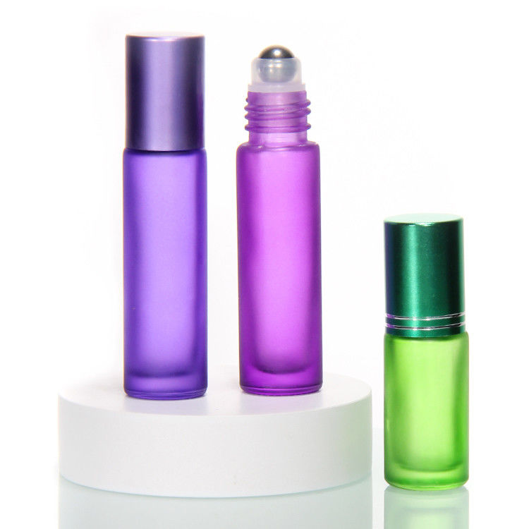 কাস্টম 5Ml 10Ml 15Ml স্টেইনলেস স্টীল রোলার বল সঙ্গে বোতল উপর গ্লাস সুগন্ধি রোল