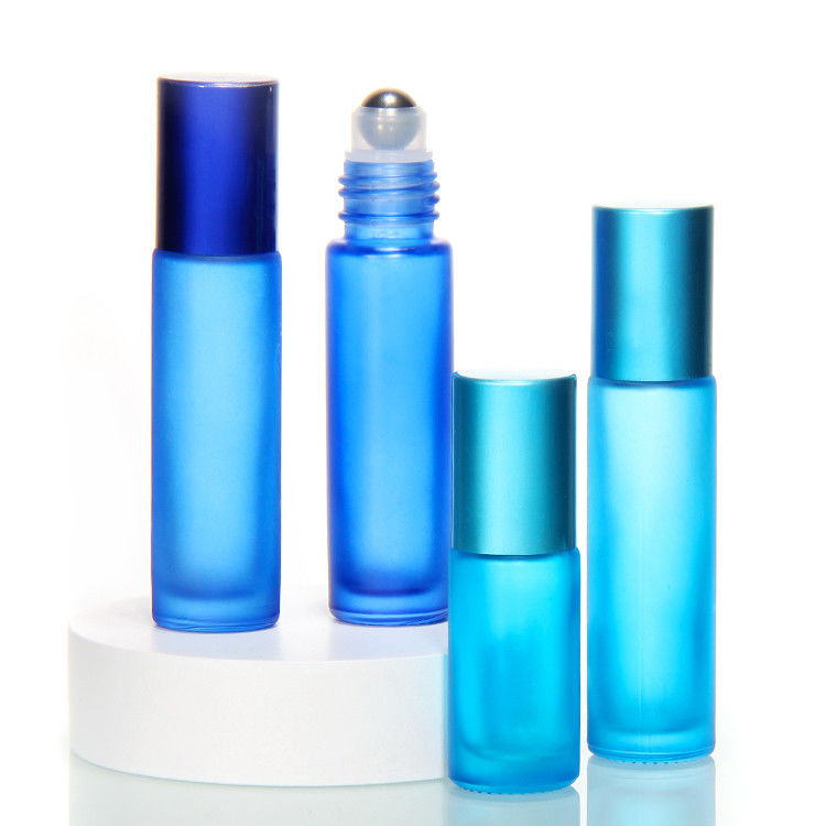 কাস্টম 5Ml 10Ml 15Ml স্টেইনলেস স্টীল রোলার বল সঙ্গে বোতল উপর গ্লাস সুগন্ধি রোল