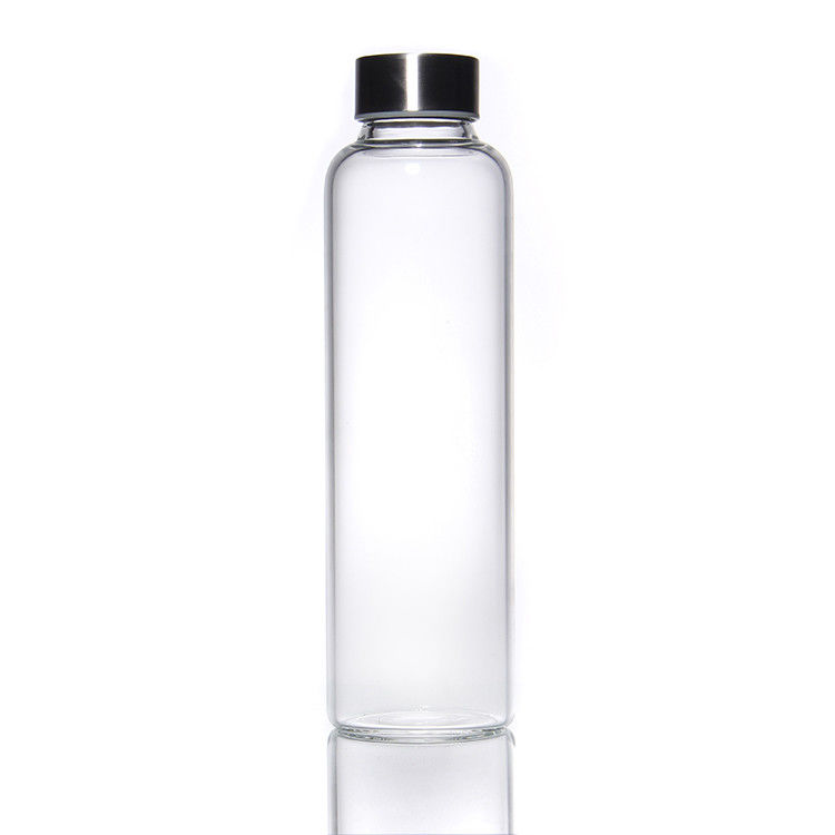কারখানার গ্লাস বোতল 420ml 600ml বোরোসিলিকেট গ্লাস ওয়াটার স্পোর্টস পানীয় বোতল